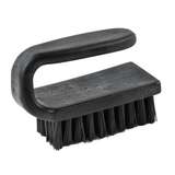 Brush, ESD, 3"x1.5" Curved Handle, Hard, Conductive, Nylon Bristles redirect to product page